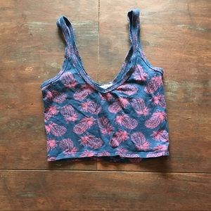 Aeropostale pineapple crop top